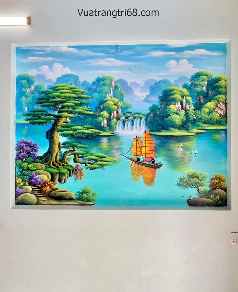 ve-tranh-tuong-canh-bien