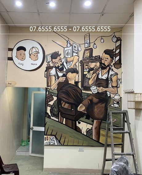 ve-tranh-tuong-salon-toc-barber-shop